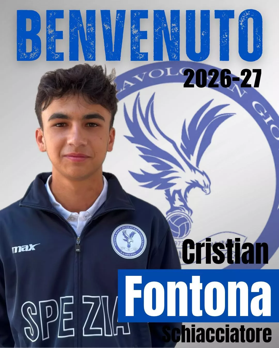 Benvenuto a Cristian Fontona, nuovo schiacciatore della societ&agrave; NPSG