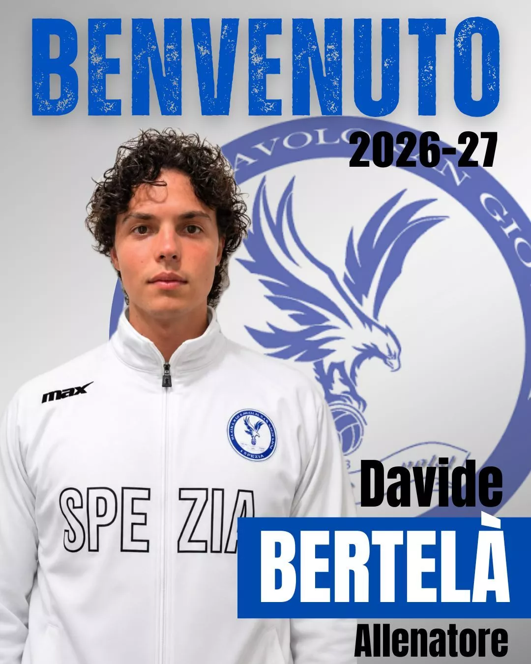 Benvenuto a Davide Bertel&agrave;, nuovo allenatore della societ&agrave; NPSG