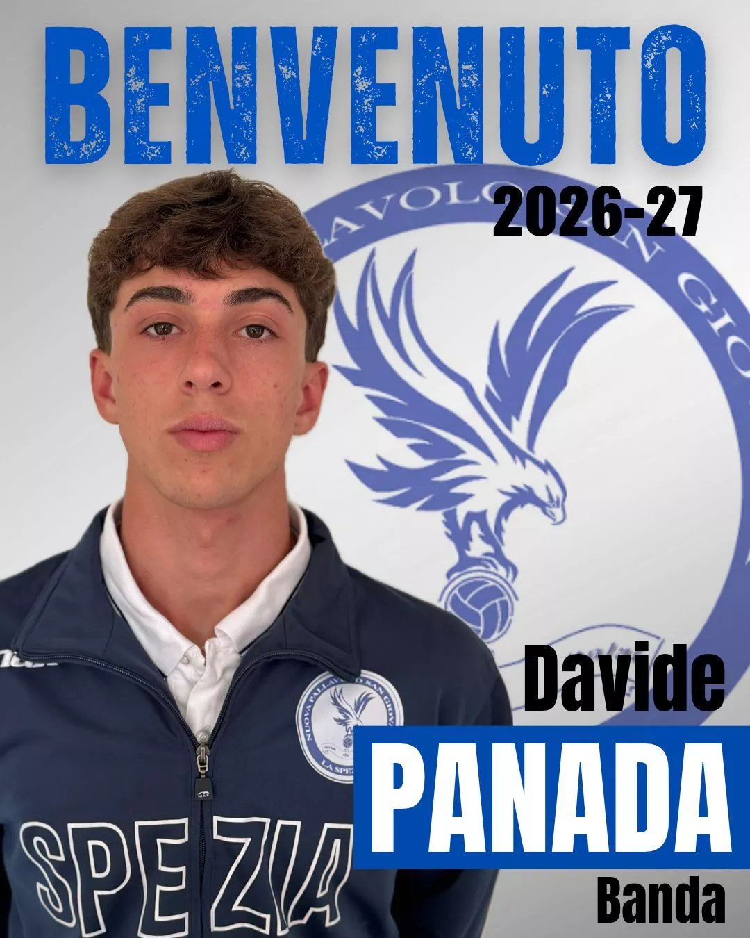 Davide Panada. Schiacciatore della Serie C e della Serie D della Nuova Pallavolo San Giovanni